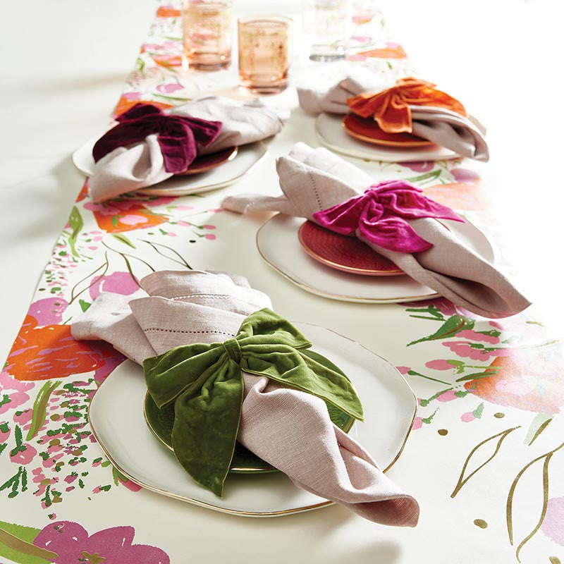 Paper Table Runner - Flower