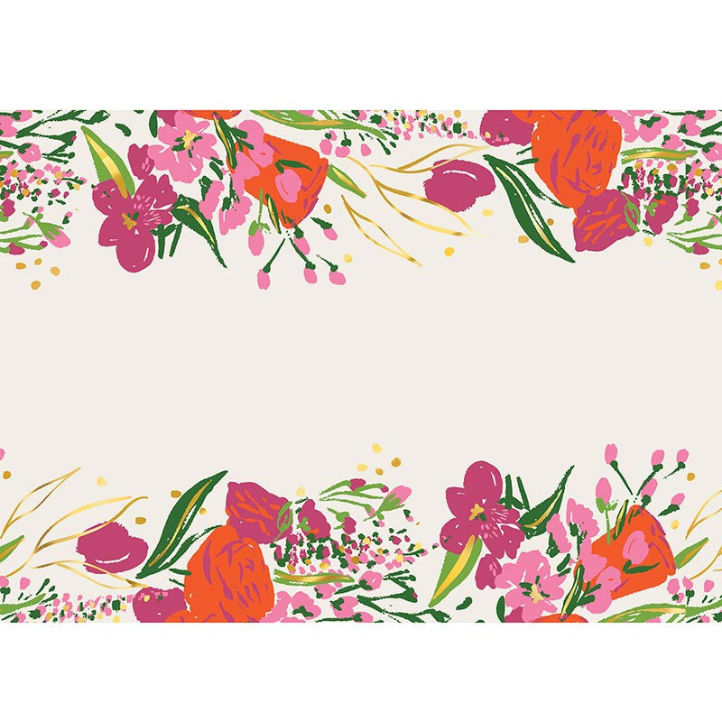 Paper Table Runner - Flower