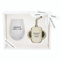 Wine Glass + Sippy Cup Set