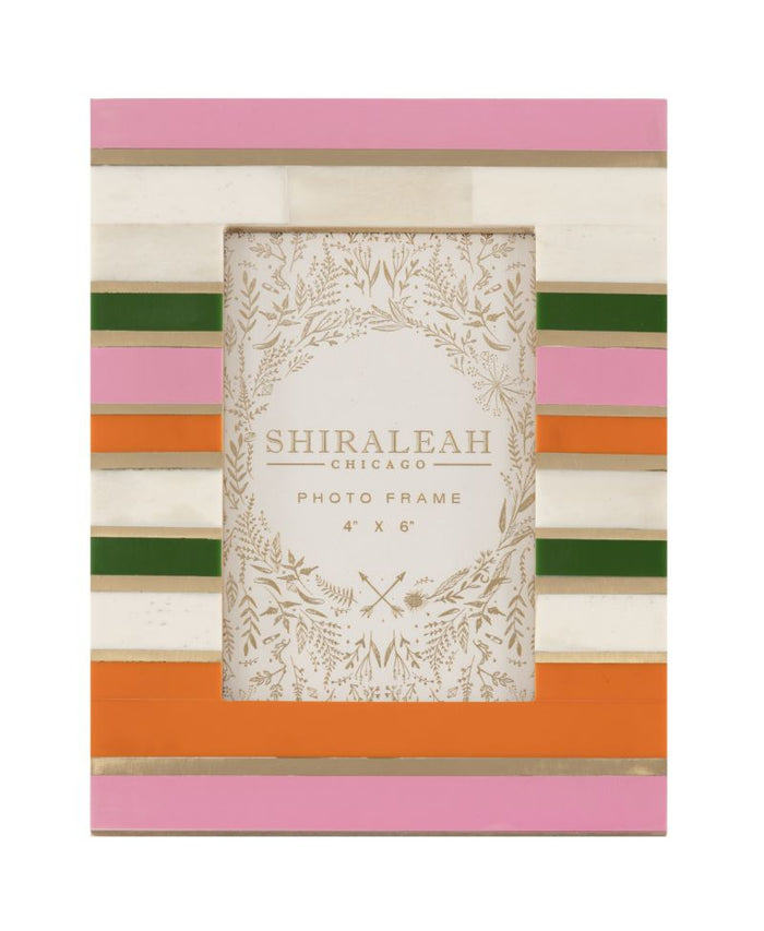 VIVA 4 x 6 HORIZONTAL STRIPES PICTURE FRAME,MULTI
