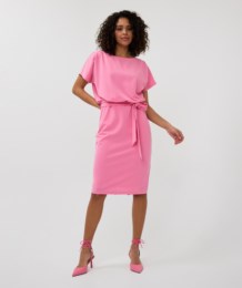 Rose Batwing Sleeveless Dress