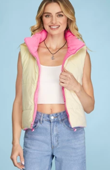 Reversible Puffer Vest