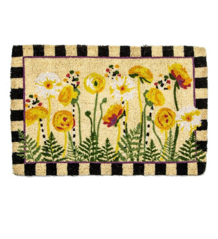 Everything Is Coming Up Daisies Entrance Mat