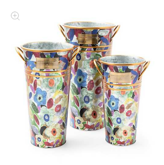 Avant Garden Flower Buckets - Set of 3