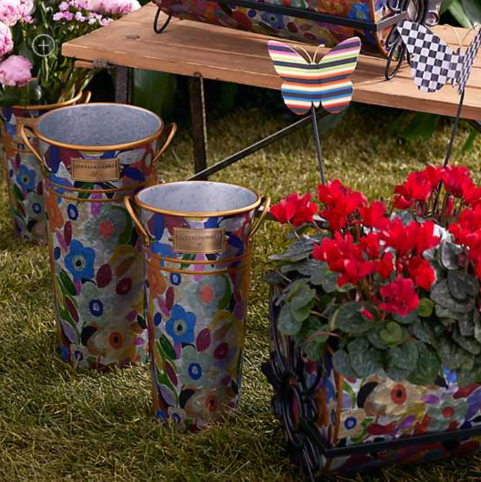 Avant Garden Flower Buckets - Set of 3