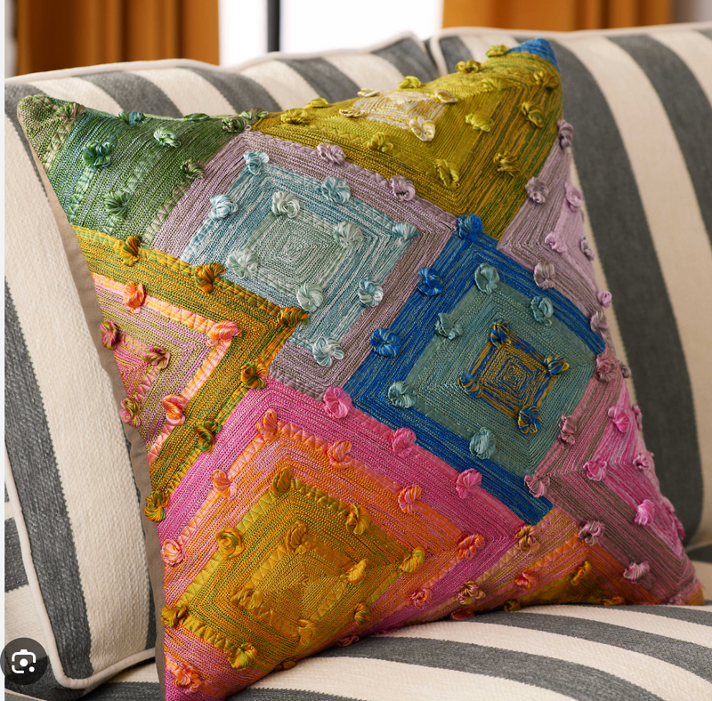 Mosaic Diamond Pillow