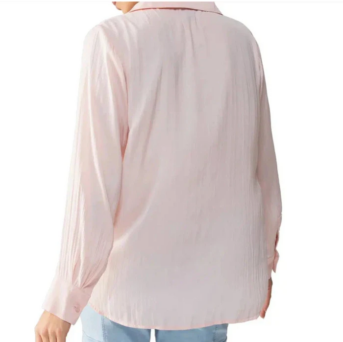 Johnny Collar Tunic-Rose Essence