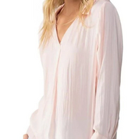 Johnny Collar Tunic-Rose Essence