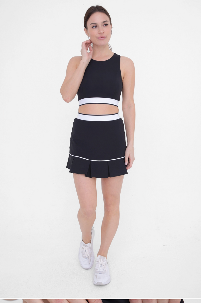 Pleated Active Skort