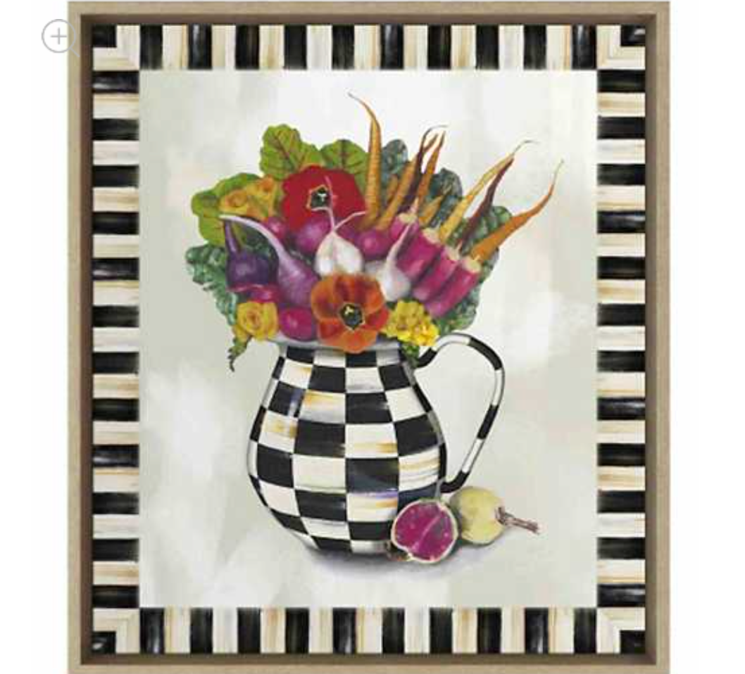 Vegetable bouquet wall art