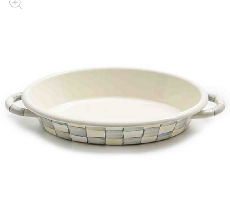 Sterling Check Medium Oval Gratin Dish