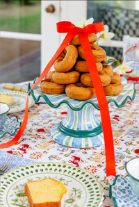 Pencil & Paper Co. Ceramic Fluted Cake Stand