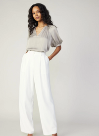 Pleated Wide Leg Pants