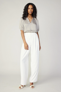 Pleated Wide Leg Pants