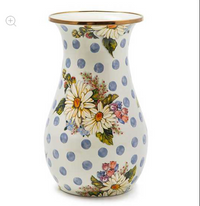 Wildflowers Blue Tall Vase