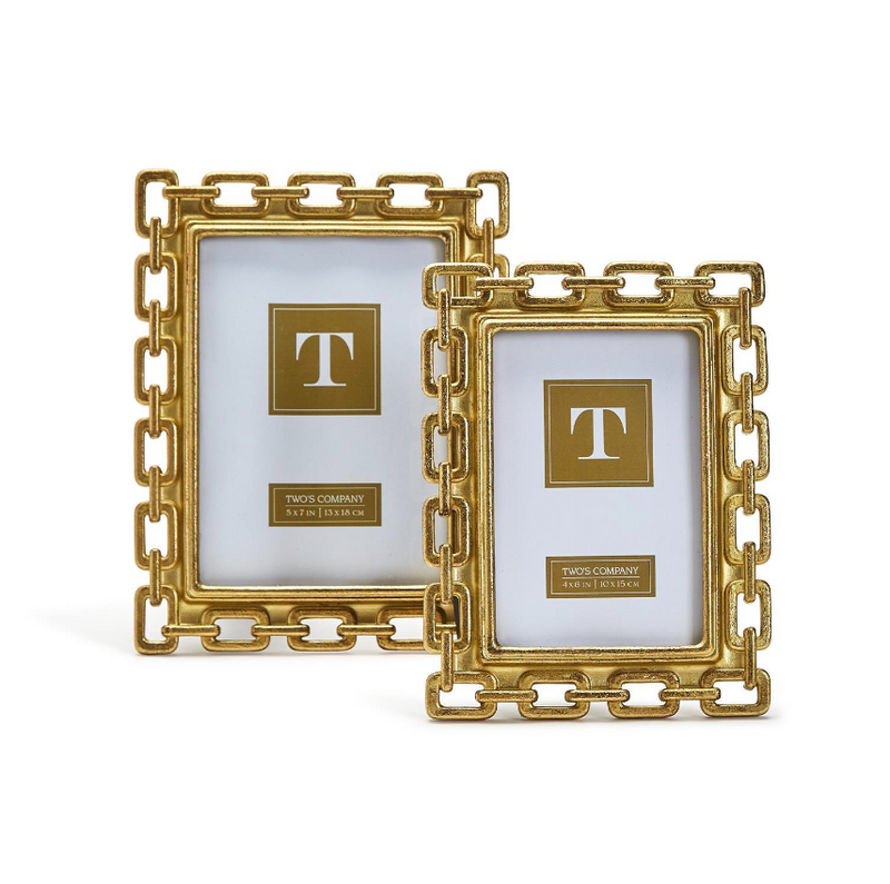 GOLD CHAIN PHOTO FRAME