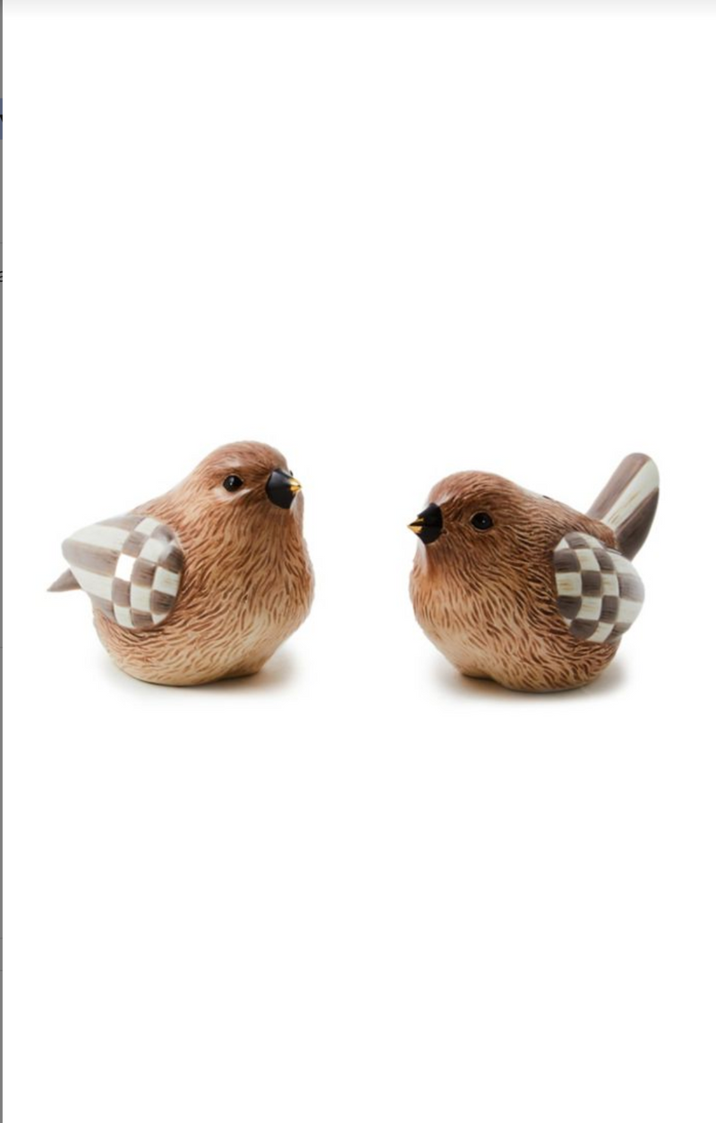 Autumnology Ceramic Bird Salt & Pepper Set