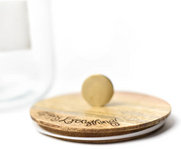 Mini Wooden Lid Happy Everything Glass Jar