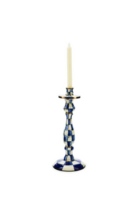 Royal Check Large Candlestick