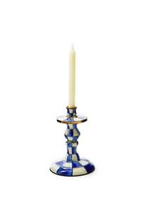 Royal Check Small Candlestick