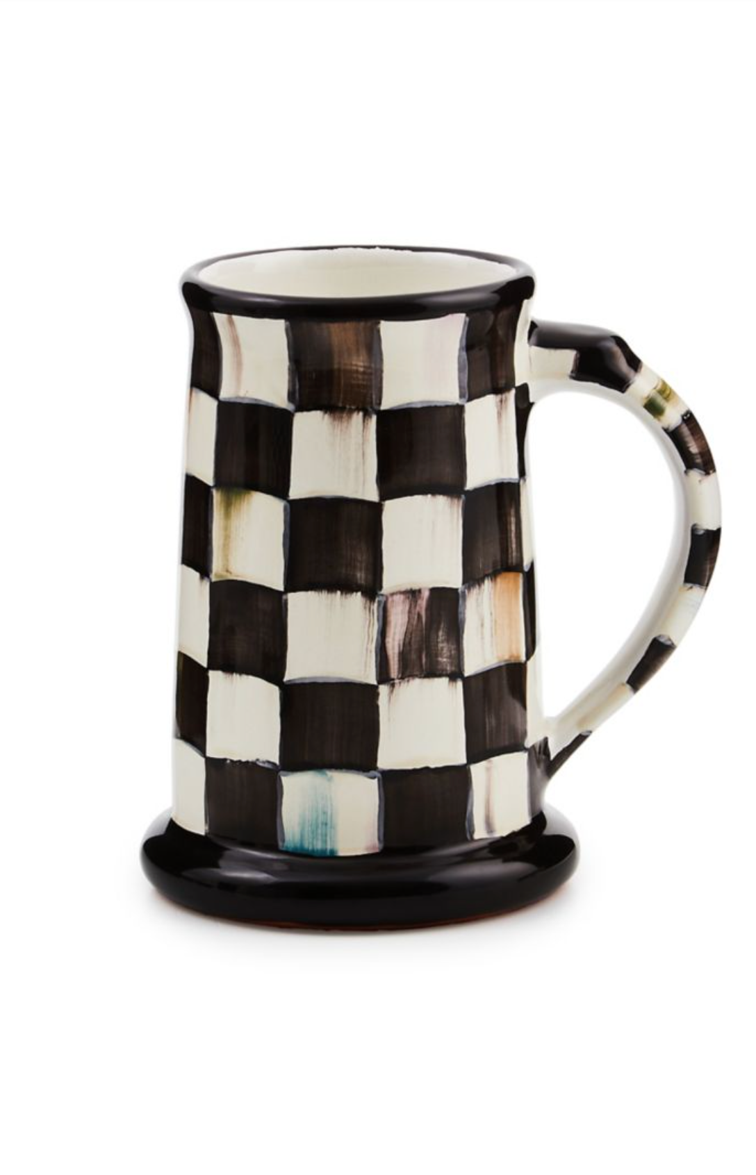 Courtly Check Ceramic Beer Mug