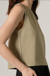 P. CILL Butter Modal Round Neck Sleeveless Top