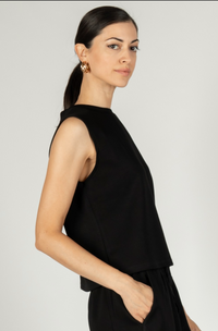 P. CILL Butter Modal Round Neck Sleeveless Top