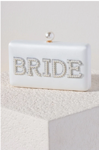 Shiraleah "Bride" Pearl Minaudiere, Ivory