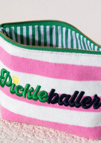 Shiraleah "Pickleballer" Zip Pouch, Pink