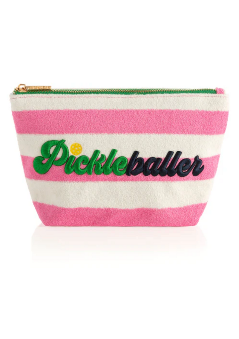 Shiraleah "Pickleballer" Zip Pouch, Pink