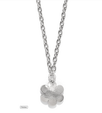 Metal Petal Pendant Necklace