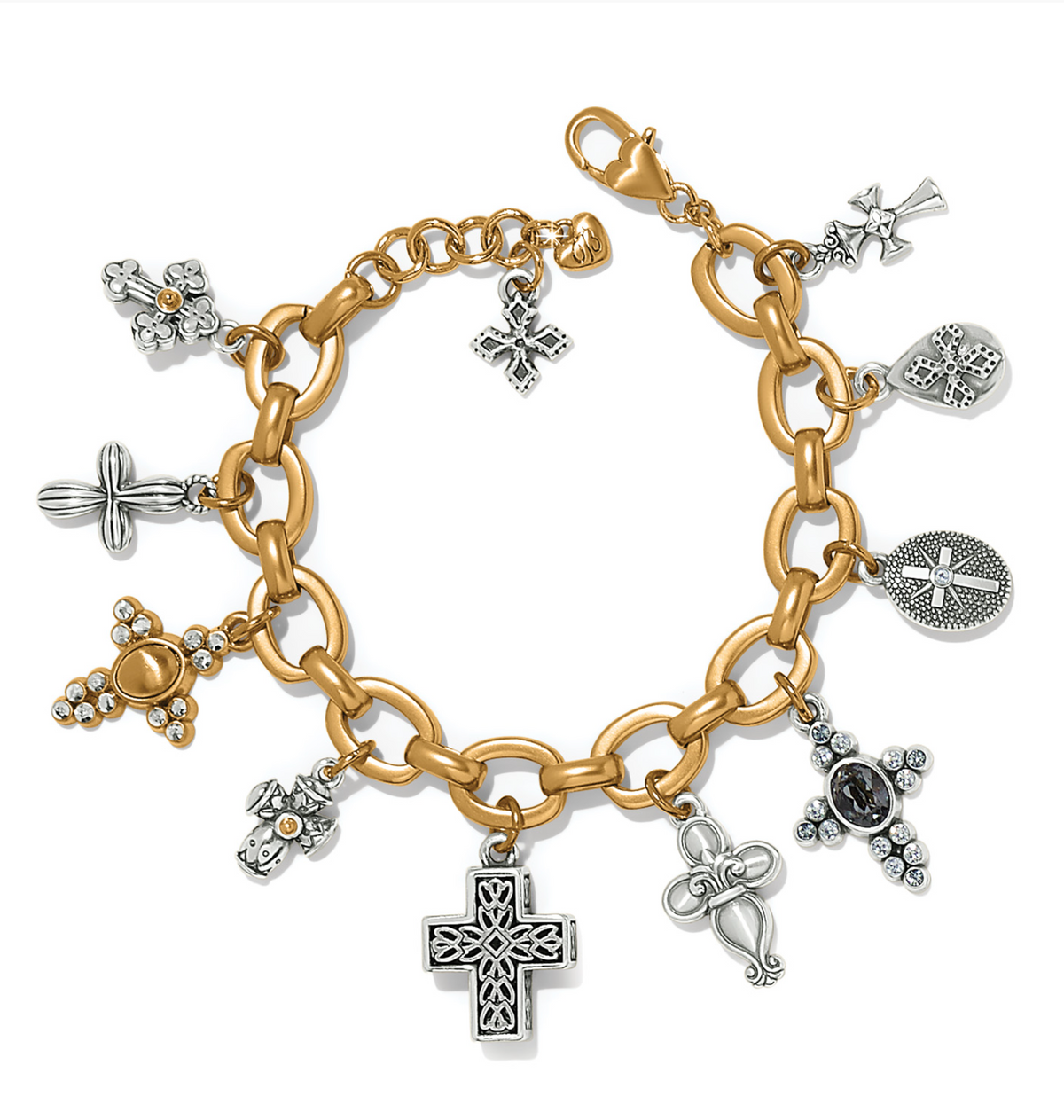 Heavenly Cross Charm Bracelet