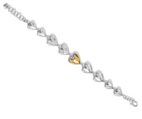 Cascade Heart Bracelet