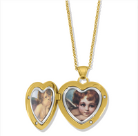 One Heart Convertible Locket Necklace