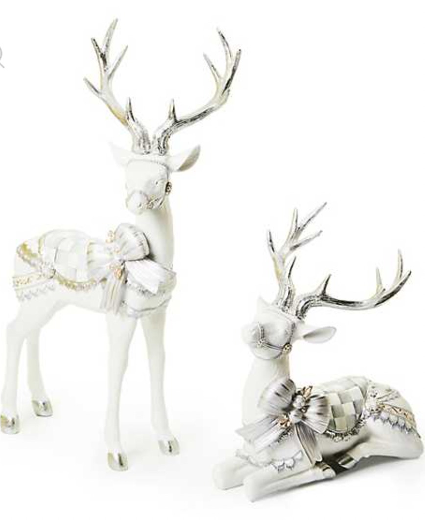 Crystal Palace Resting White Deer