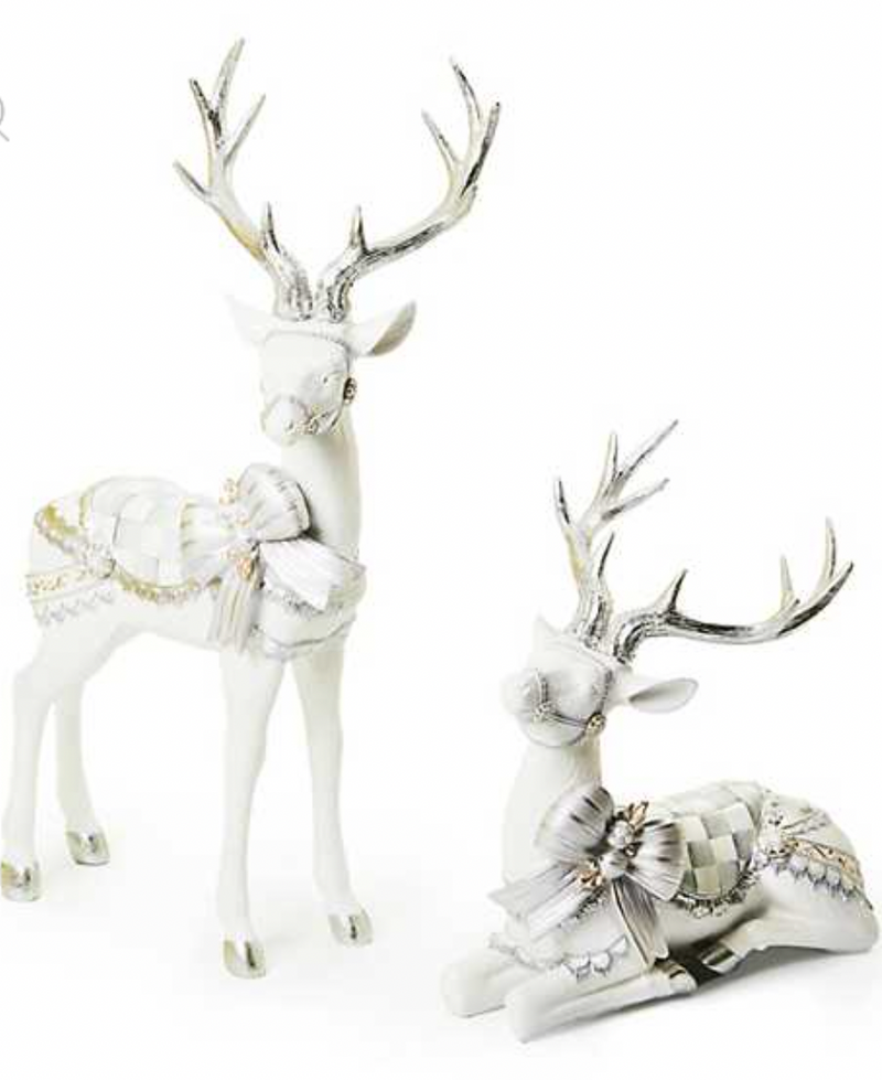 Crystal Palace Resting White Deer