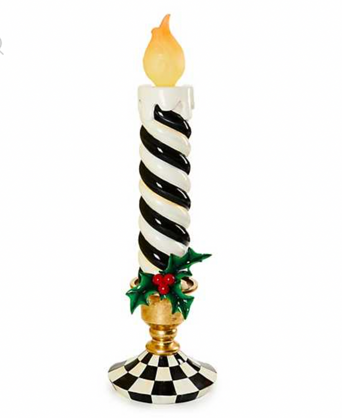 Courtly Illuminated Medium Trophy Candle