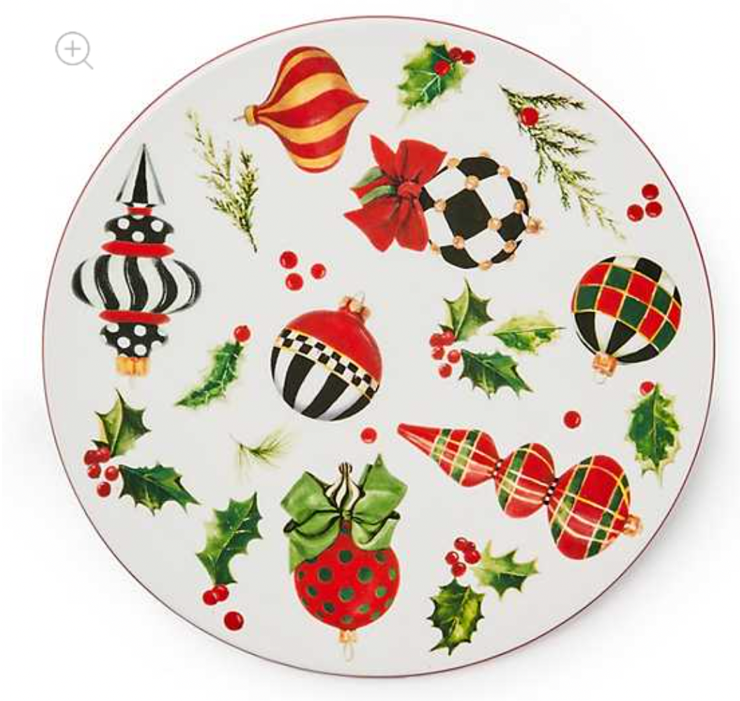 Deck the Halls Round Trivet