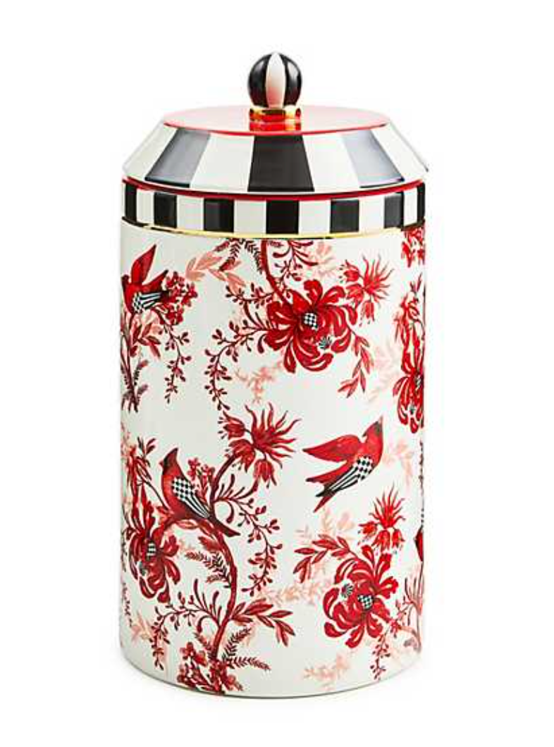 Cardinal Toile Canister