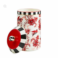 Cardinal Toile Canister