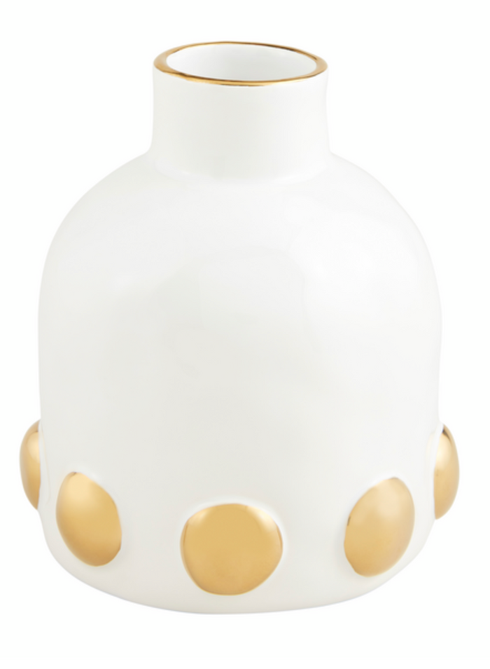 Gold Ceramic Vase