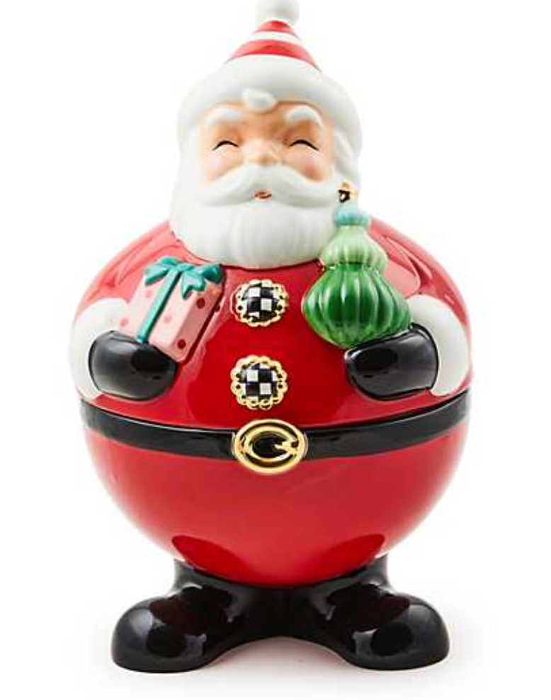 Granny Kitsch Santa Cookie Jar