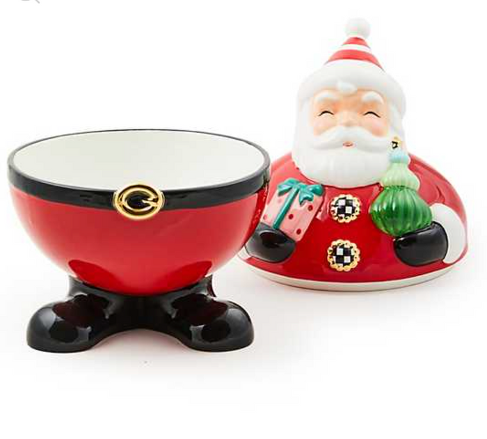 Granny Kitsch Santa Cookie Jar