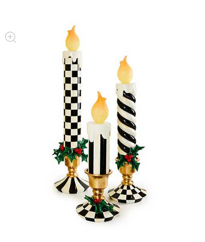 Courtly Illuminated Small Trophy Candle