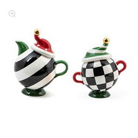 Granny Kitsch Tipsy Creamer & Sugar Set