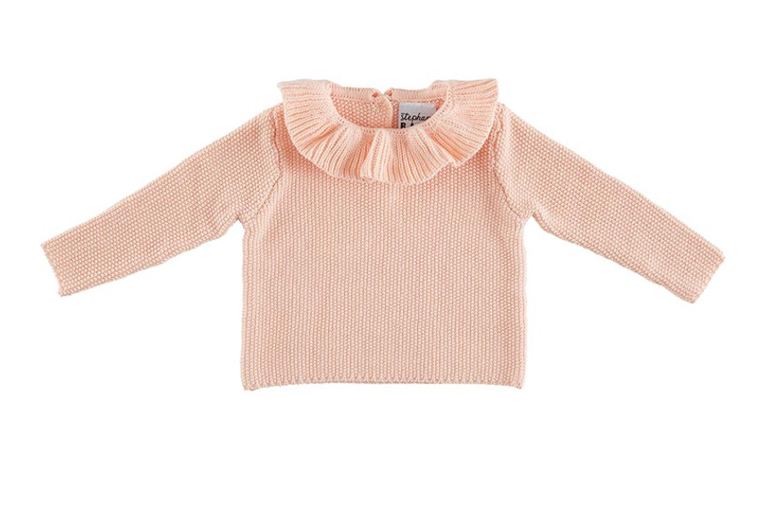 Pink Ruffle Sweater