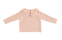 Pink Ruffle Sweater