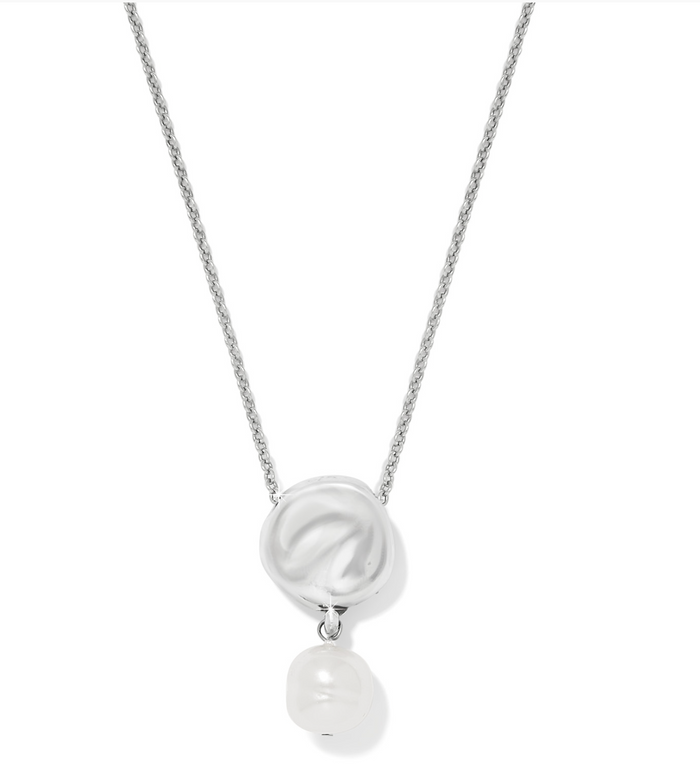 Cascade Round Pearl Necklace