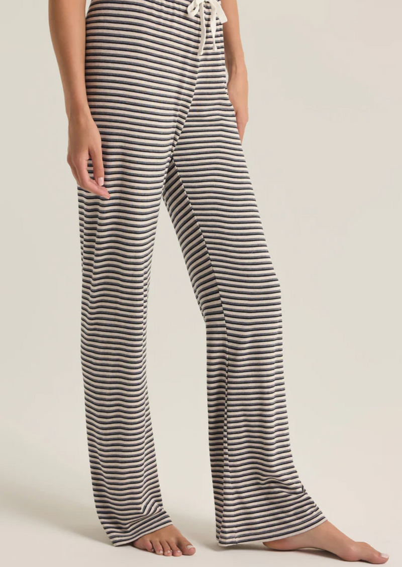 Lounger Stripe Modal Rib Pant