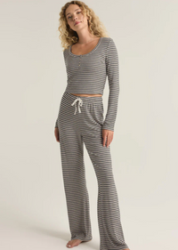 Constance Stripe Modal Rib Top